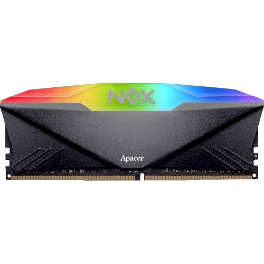 Оперативная память 8Gb DDR4 3200MHz Apacer NOX RGB Black (AH4U08G32C28YNBAA-1)