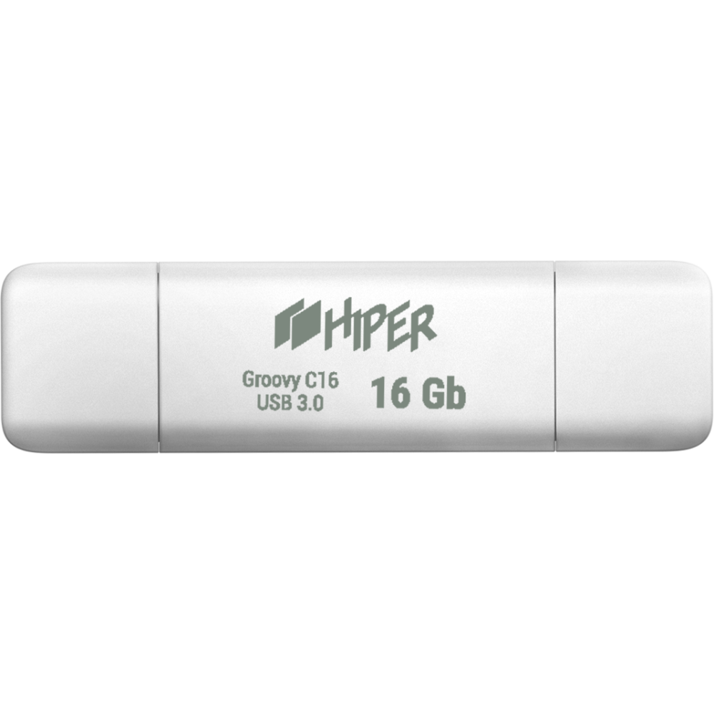USB Flash накопитель 16Gb HIPER Groovy C16 White - HI-USBOTG16GBU787W