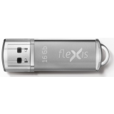 USB Flash накопитель 16Gb Flexis RB-108 Silver (FUB20016RB-108)