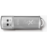 USB Flash накопитель 32Gb Flexis RB-108 Silver (FUB20032RB-108)