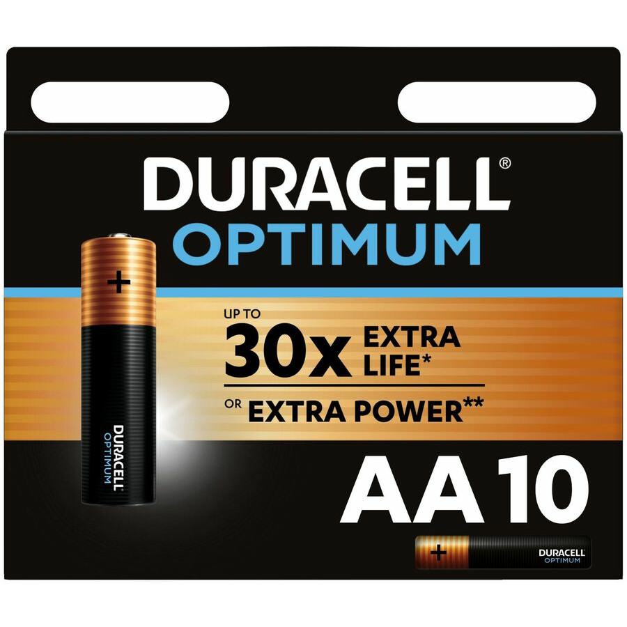 Батарейка Duracell Optimum (AA, Alkaline, 10 шт) - 5014071