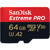 Карта памяти 64Gb MicroSD SanDisk Extreme Pro (SDSQXCU-064G-GN6MA)