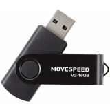 USB Flash накопитель 16Gb Move Speed M2 Black (M2-16G)