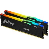 Оперативная память 16Gb DDR5 6000MHz Kingston Fury Beast RGB (KF560C40BBAK2-16) (2x8Gb KIT)