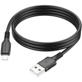 Кабель USB - Lightning, 1м, Borofone BX80 Black (6974443385182)