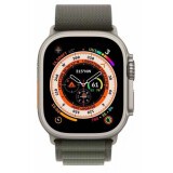 Умные часы Apple Watch Ultra 49mm Titanium Case with Green Alpine Loop S (MNHC3LL/A)
