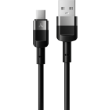 Кабель USB A (M) - microUSB B (M), 1м, Accesstyle AM24-T100 Black