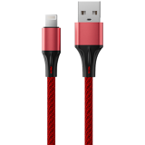 Кабель USB - Lightning, 2м, Accesstyle AL24-F200M Red
