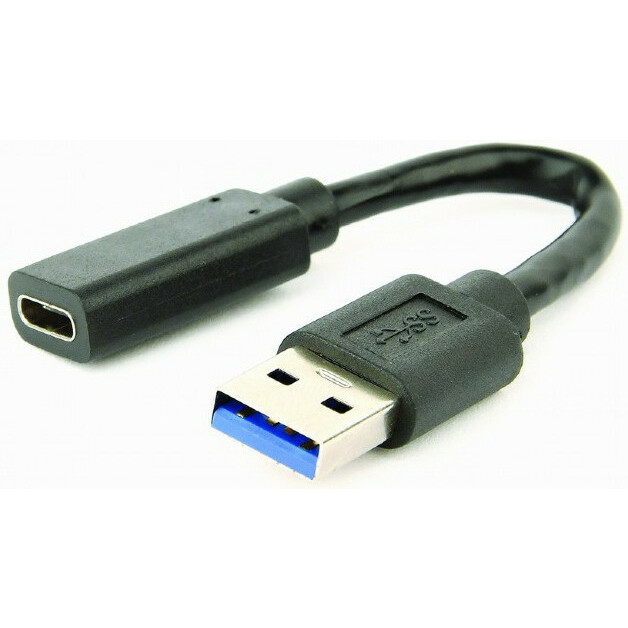 Переходник USB A (M) - USB Type-C (F), Cablexpert A-USB3-AMCF-01