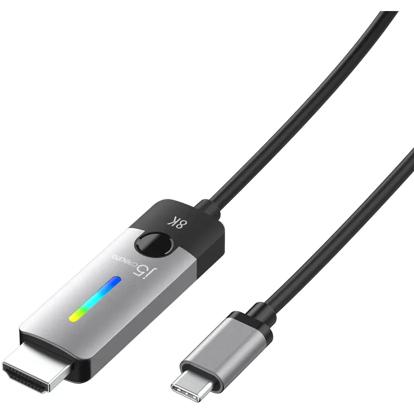 Кабель USB Type-C - HDMI, 1.8м, j5create JCC157