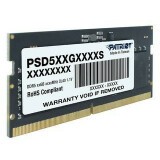 Оперативная память 8Gb DDR5 5600MHz Patriot Signature SO-DIMM (PSD58G560041S)