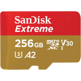 Карта памяти 256Gb MicroSD SanDisk Extreme (SDSQXAV-256G-GN6GN)