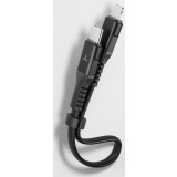 Кабель USB Type-C - Lightning, 0.3м, Accesstyle CL30-TF30 Black