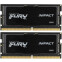 Оперативная память 64Gb DDR5 5600MHz Kingston Fury Impact SO-DIMM (KF556S40IBK2-64) (2x32Gb KIT)