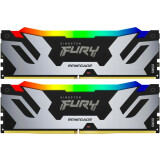 Оперативная память 32Gb DDR5 7200MHz Kingston Fury Renegade Silver RGB (KF572C38RSAK2-32) (2x16Gb KIT)