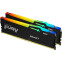Оперативная память 16Gb DDR5 5600MHz Kingston Fury Beast Black RGB (KF556C40BBAK2-16) (2x8Gb KIT)