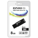 USB Flash накопитель 8Gb Exployd 560 Black (EX-8GB-560-Black)