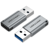 Переходник USB A (M) - USB Type-C (F), Vention CDPH0
