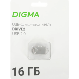 USB Flash накопитель 16Gb Digma DRIVE2 (DGFUM016A20SR)