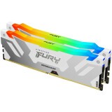 Оперативная память 32Gb DDR5 6800MHz Kingston Fury Renegade White RGB (KF568C36RWAK2-32) (2x16Gb)