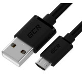 Кабель USB A (M) - microUSB B (M), 0.3м, Greenconnect GCR-53609