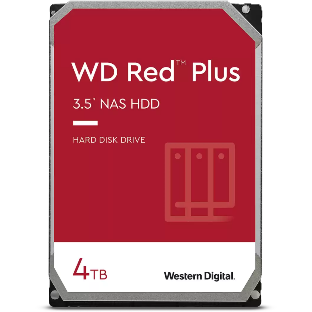 Жёсткий диск 4Tb SATA-III WD Red Plus (WD40EFPX)