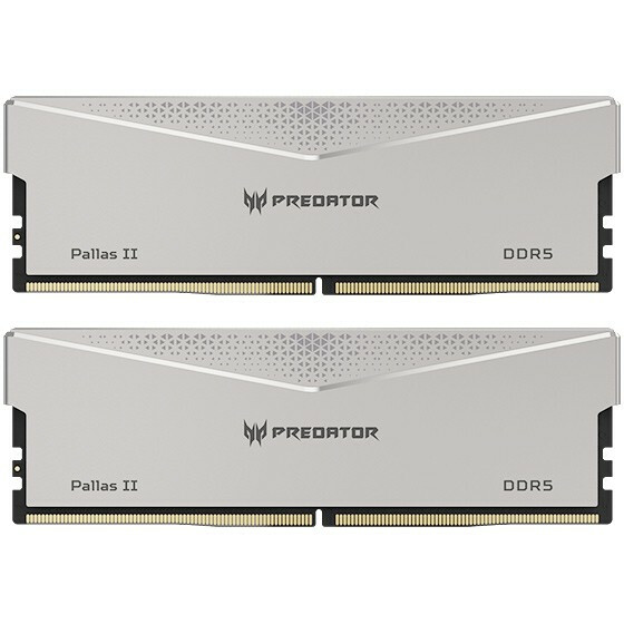 Оперативная память 64Gb DDR5 6000MHz Acer Predator Pallas II Silver (BL.9BWWR.352) (2x32Gb KIT)