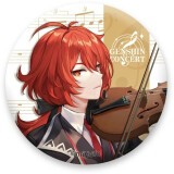 Значок miHoYo Genshin Concert Melodies of an Endless Journey Can Badge Diluc (6974096537129)