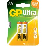 Батарейка GP 15AU Ultra Alkaline (AA, 2 шт.)