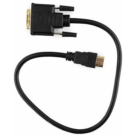Кабель HDMI - DVI, 0.5м, Gembird CC-HDMI-DVI-0.5M
