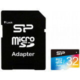 Карта памяти 32Gb MicroSD Silicon Power Superior Pro + SD адаптер (SP032GBSTHDU3V20SP)