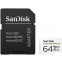 Карта памяти 64Gb MicroSD SanDisk High Endurance + SD адаптер (SDSQQNR-064G-GN6IA)