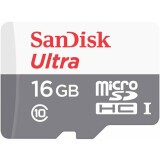 Карта памяти 16Gb MicroSD SanDisk Ultra (SDSQUNS-016G-GN3MN)