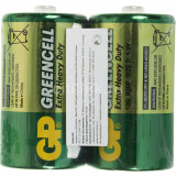 Батарейка GP 13G Greencell (D, 2 шт.) (GP 13G-OS2)