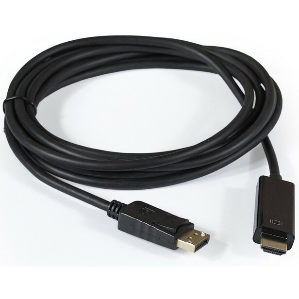 Кабель DisplayPort (M) - HDMI (M), 1.8м, ExeGate EX-CC-DP-HDMI-1.8 - EX284915RUS