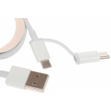 Кабель USB - microUSB/USB Type-C, 0.3м, Xiaomi SJV4083TY
