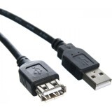 Кабель удлинительный USB A (M) - USB A (F), 1.5м, Telecom TUS6990-1.5M