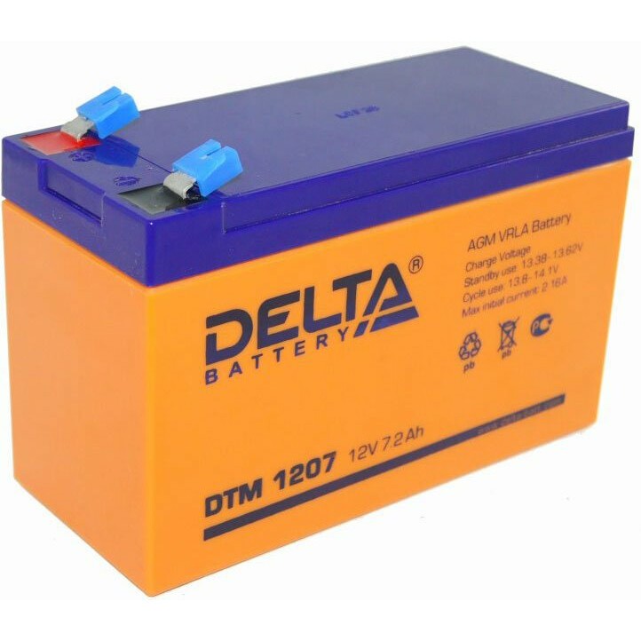 Аккумуляторная батарея Delta DTM1207 - DTM 1207