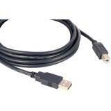 Кабель USB A (M) - USB B (M), 1.8м, Kramer C-USB/AB-6