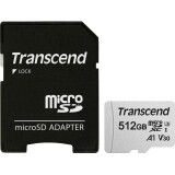 Карта памяти 512Gb MicroSD Transcend 300S + SD адаптер (TS512GUSD300S-A)