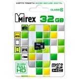 Карта памяти 32Gb MicroSD Mirex (13612-MC10SD32)