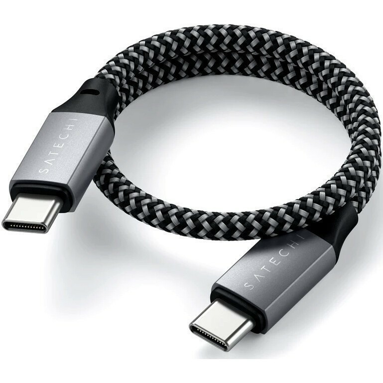 Кабель USB Type-C - USB Type-C, 0.25м, Satechi ST-TCC10M