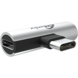 Переходник USB Type-C - 3.5 Jack/USB Type-C, Ritmix RCC-034 Silver