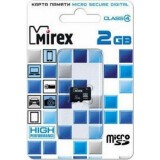 Карта памяти 2Gb MicroSD Mirex (13612-MCROSD02)
