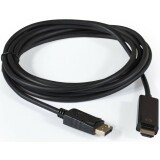 Кабель DisplayPort (M) - HDMI (M), 1.5м, ExeGate EX-CC-DP-HDMI-1.5 (EX294709RUS)