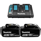 Зарядное устройство + АКБ Makita DC18RD + BL1850B (191L75-3)