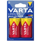 Батарейка Varta Longlife Max Power (D, 2 шт.) (4720101402)