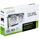 Видеокарта NVIDIA GeForce RTX 4060 Ti ASUS 8Gb (DUAL-RTX4060TI-O8G-WHITE)