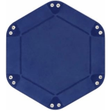 Лоток для кубиков MTGtrade темно-синий шестиугольный большой 23х23см (DND_TRAY_HEX23/DT0011)