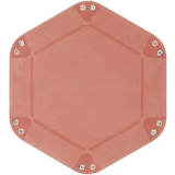 Лоток для кубиков MTGtrade нежно-розовый шестиугольный большой 23х23см (DND_TRAY_HEX23/DT0012)
